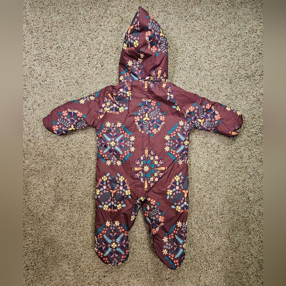 Patagonia Reversible Baby Snow Suit Bunting 0-3 Mo - Picture 2 of 7